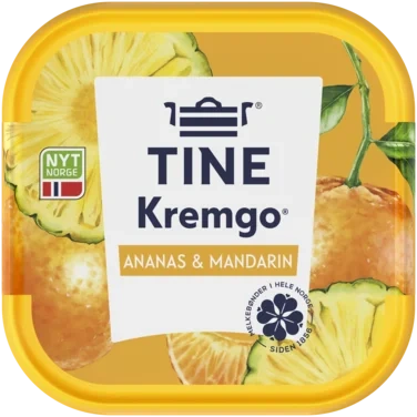Kremgo' Mandarin/ananas 125g Tine