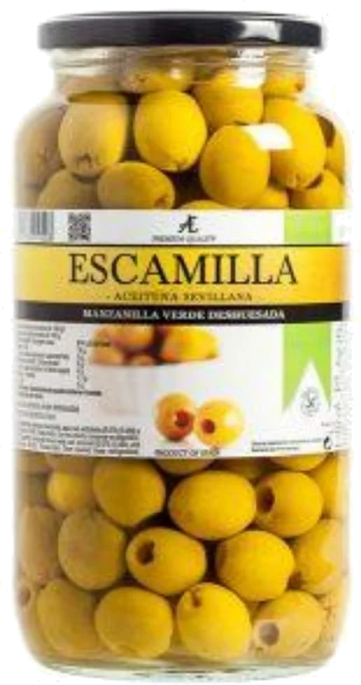 Escamilla Grønne Oliven uten Sten 935g