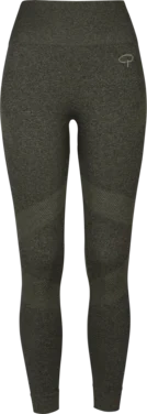 Sports Tights Wmn Olive Green S