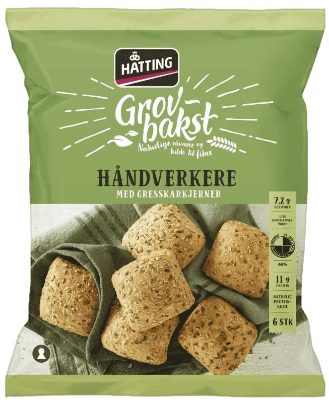 Hatting Håndverkere Gresskarkjerner 438g