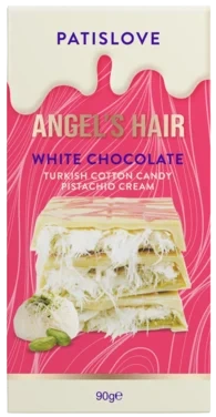 Angel's Hair White Chocolate Cotton Candy & Pistachio Cream