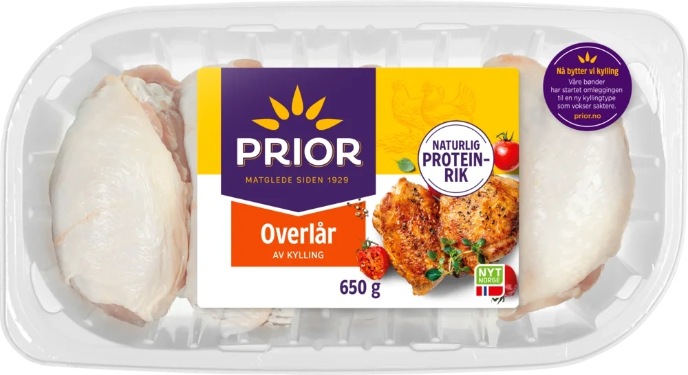 Kylling Overlår 650g