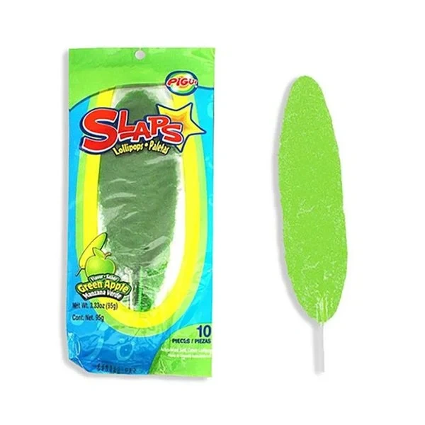 Slaps Lollipops - Grønt Eple
