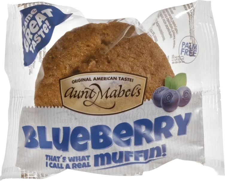 Muffins Blueberry 95g Aunt Mabels