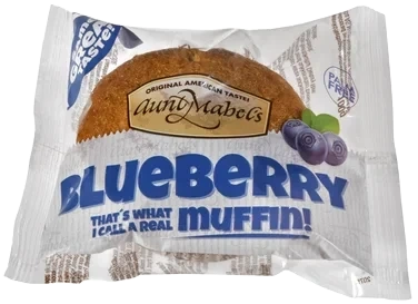 Muffins Blueberry 95g Aunt Mabels