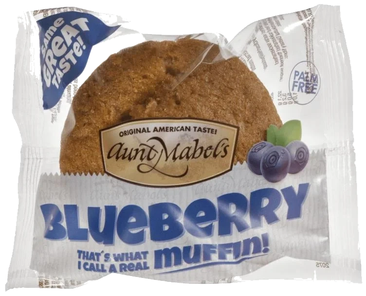 Muffins Blueberry 16x95g Eske Aunt Mabels