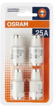 Osram Universalsikring 25a 4-pk