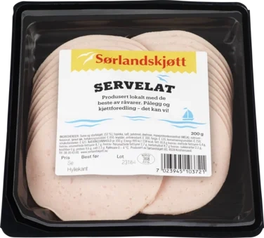 Servelat 200g Sørlandskjøtt