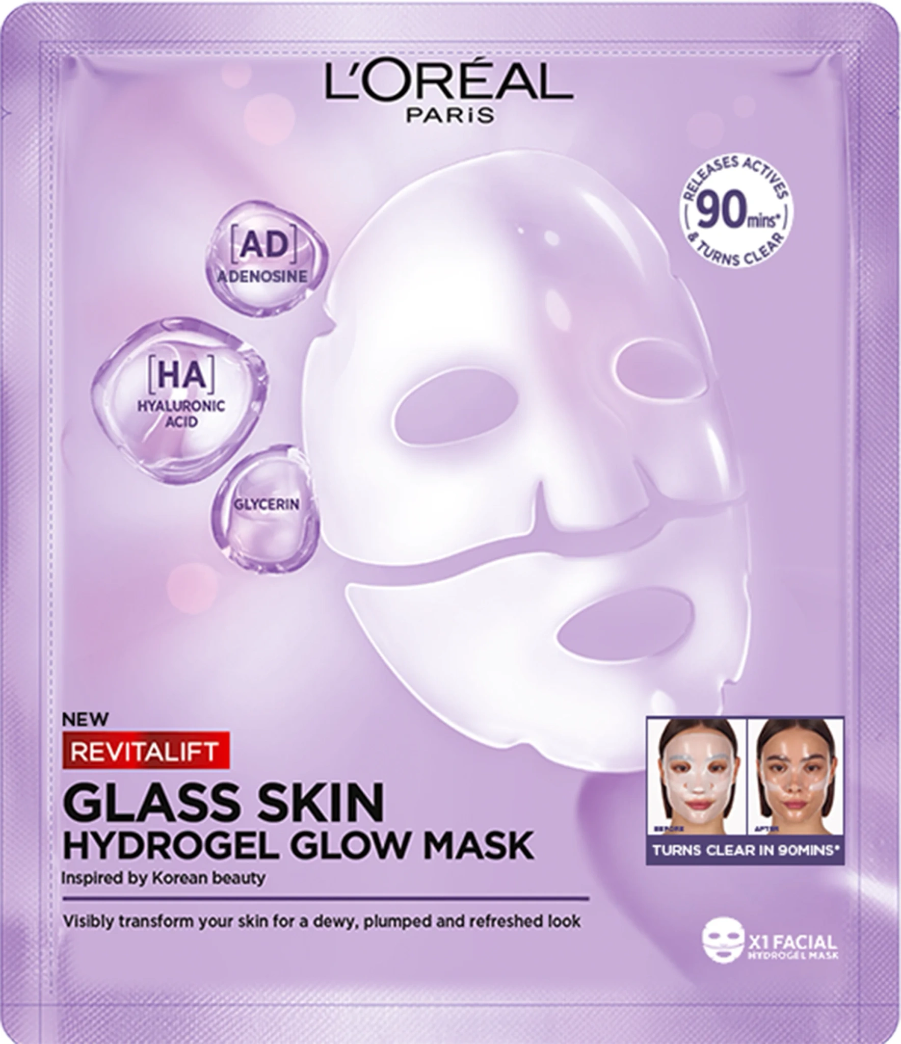 Ansiktsmask Revitalift Glass skin