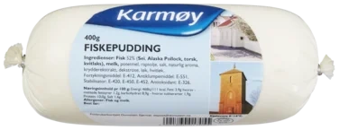 Fiskepudding 400g Rund Karmøy