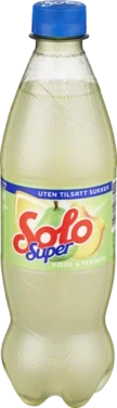 Solo Super Pære&Fersken 0,5l flaske