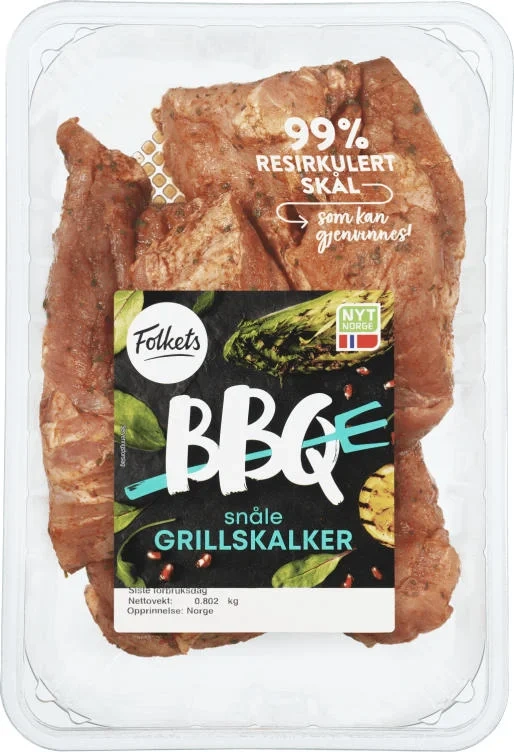 Svin Grillfilet Krydret Avskjær Ca1kg Folkets
