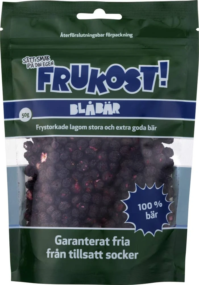 Frystorkade Blåbär