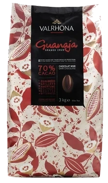 Sjokolade Mørk 70% Guanaja 3kg Valrhona