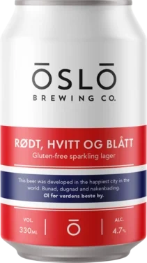 Rødt, Hvitt og Blått - 0.33l bx - 4.7%