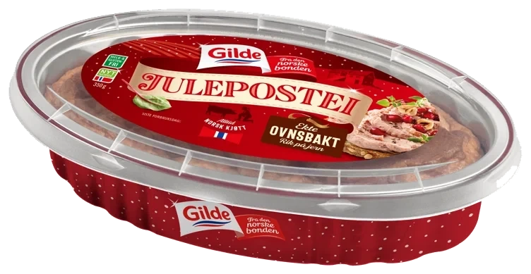 Ekte Ovnsbakt Julepostei 350g Enh