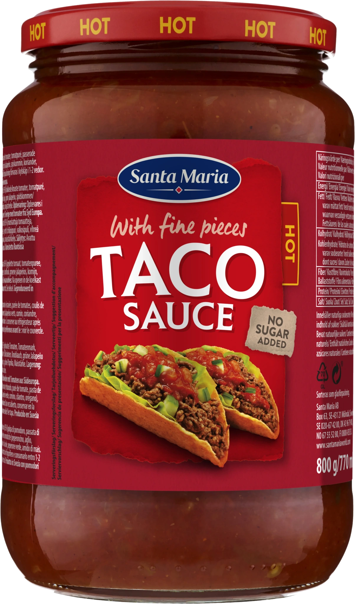 TACO SAUCE HOT