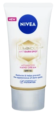 Nivea Luminous630 Anti Dark-spot Håndkrem Spf15, 50ml