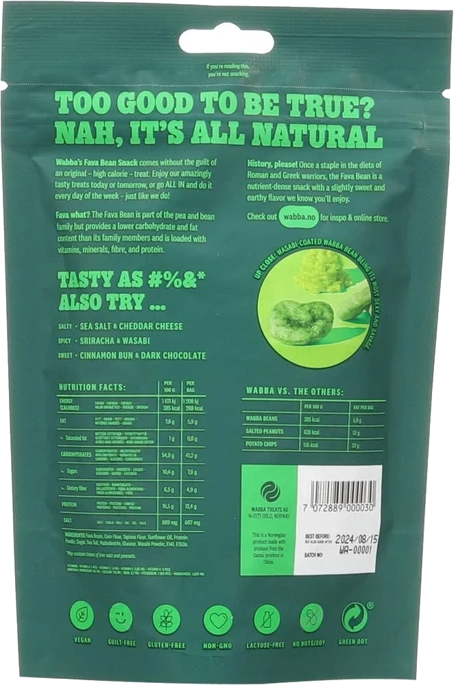 Bean Snacks Wasabi