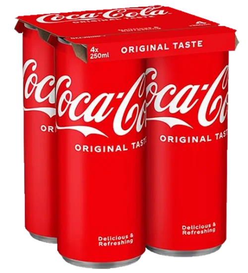 Coca Cola 4 x 250ml