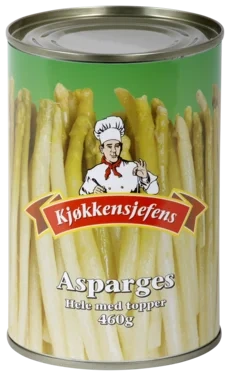 Asparges Hele m/Topp 430g Kjøkkensjefens