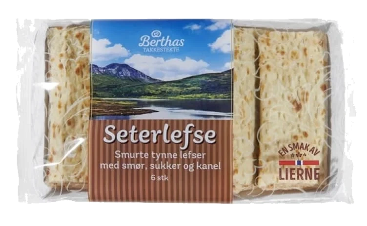 Seterlefse m/Kanel 6pk 216g Berthas