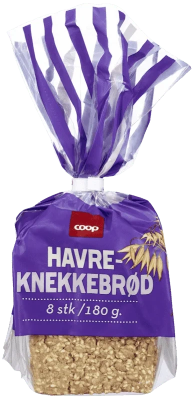 Coop Havreknekkebrød 180g
