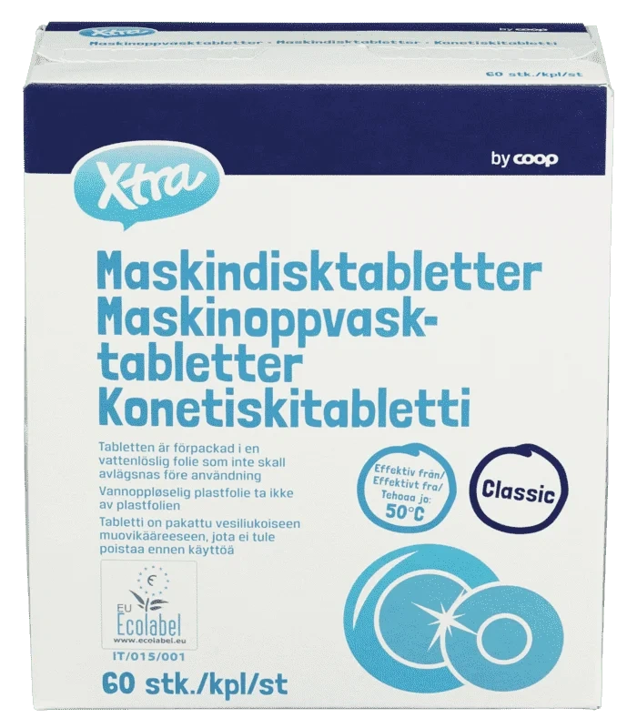 X-tra Maskinoppvask 60 tabletter