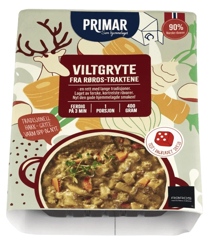 Primar Viltgryte Fra Østerdalen 400g