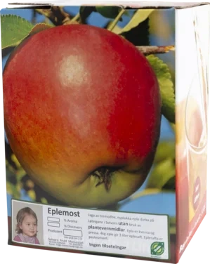 Økologisk Eplemost av Aroma, 3 l Bag In Box