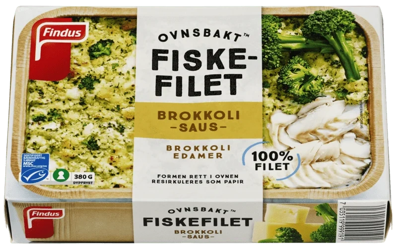 Findus Ovnsbakt Fisk Brokkoli 380g
