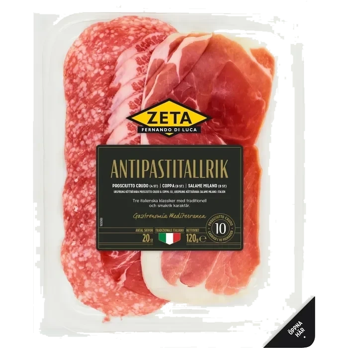 Antipastitallrik 120g Zeta