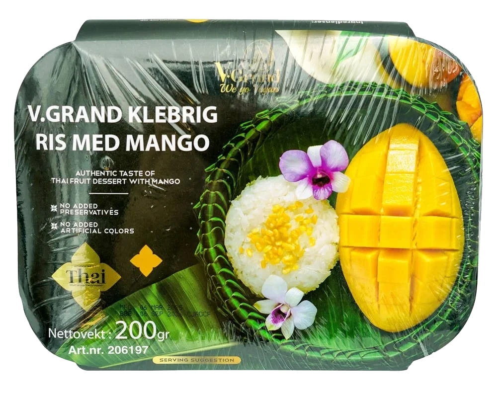 Sticky rice with mango