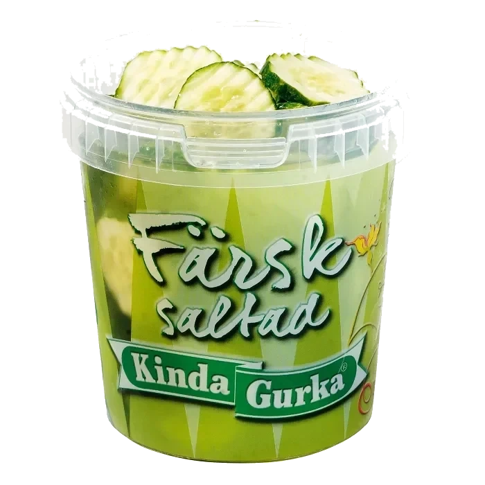 Saltgurka Skivad 400g Kinda gurka Klass 1
