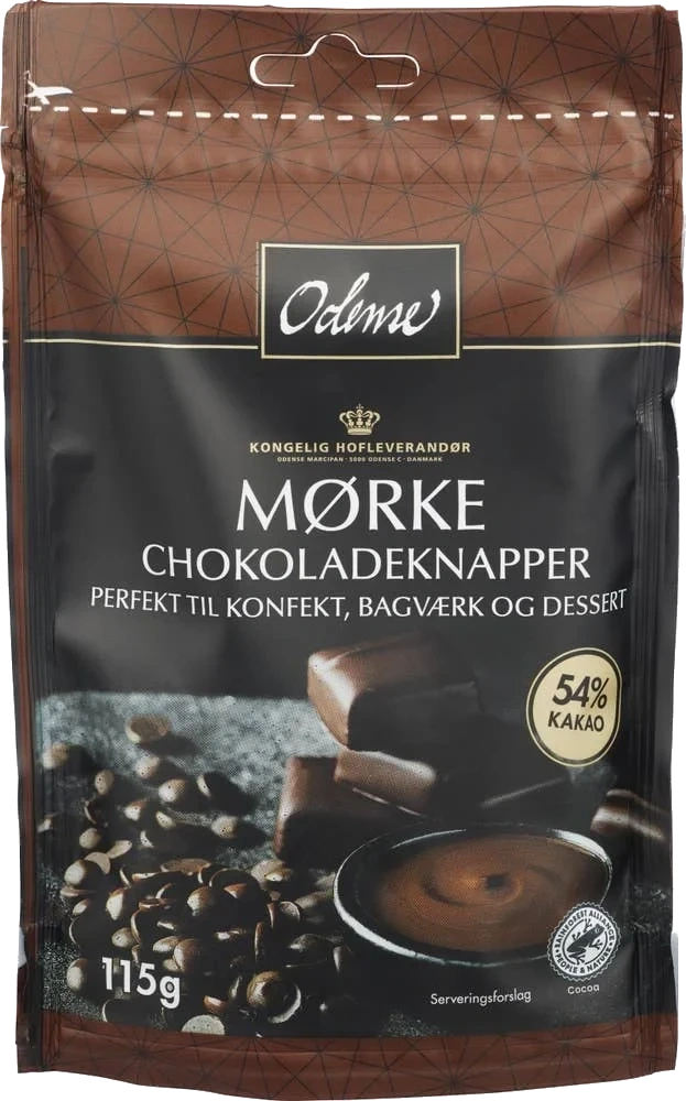 Mørke sjokoladeknapper