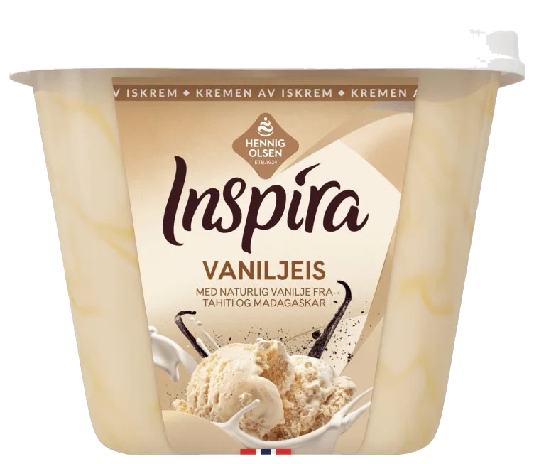 Inspira Vaniljeis 0,9l Hennig-Olsen
