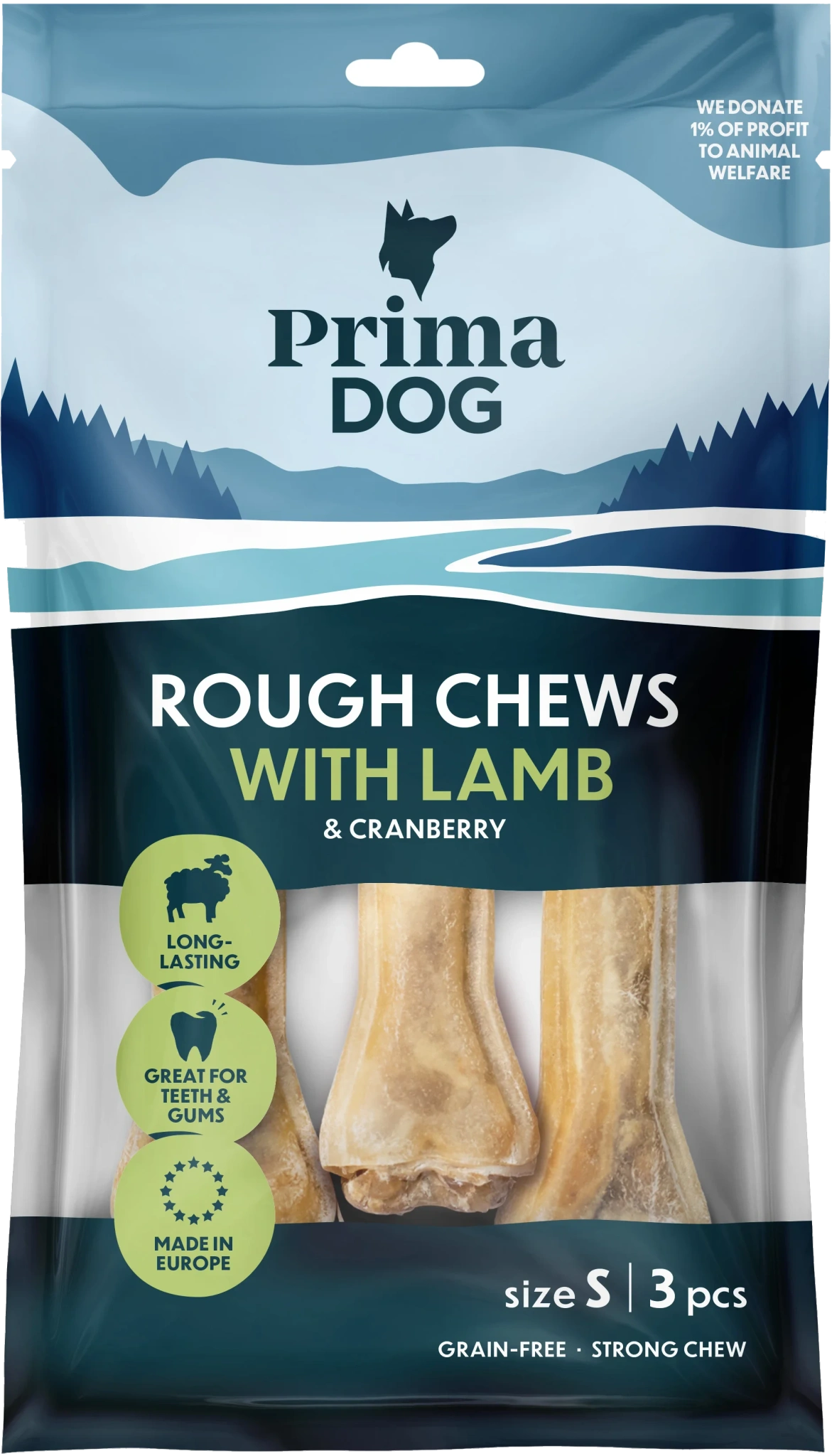 Rough Chews Lamm & lingon S