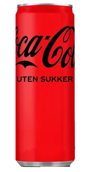 Coca-Cola u/Sukker 250ml