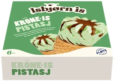 Krone-is Pistasj 6 stk