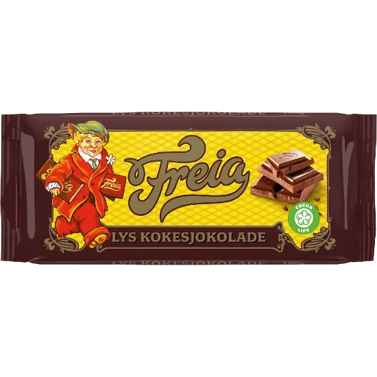 Lys Kokesjokolade 100 g, Freia