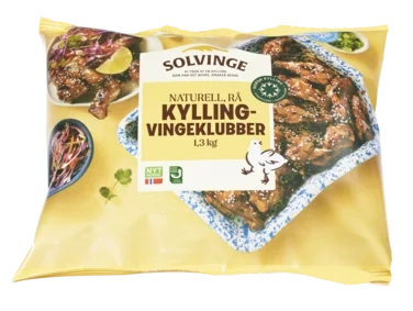 Kylling Vingeklubber 1.3kg