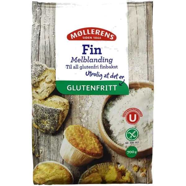 Melblanding Fin Glutenfri 700g Møllerens