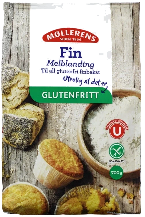 Melblanding Fin Glutenfri 700g Møllerens