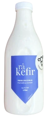 Valmsnes Gård Kefir 0.1 % Upasteurisert 1l