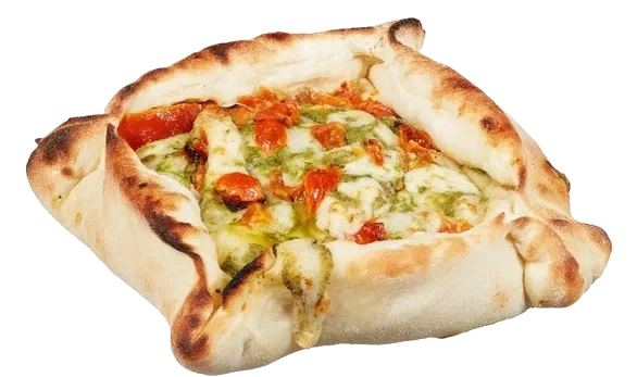Piazza Mozzarella, pesto & tomat