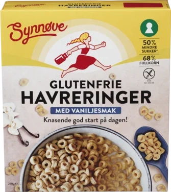 Havreringer glutenfri 250g Synnøve Finden