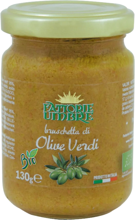 Fattorie Umbre Olive Verdi 180g