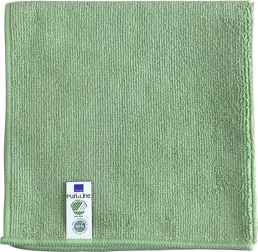 Rengjøringsklut, Abena Puri-line Basic, 32x32cm, Grønn, Mikrofiber