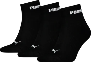 Puma 3pk New Gen Cushioned Quarter Sock Svart 39/42