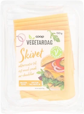 Vegetardag Skivet med Smak av Cheddar 150 g